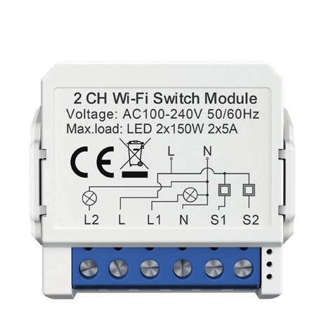 موديول WiFi 2 قناة